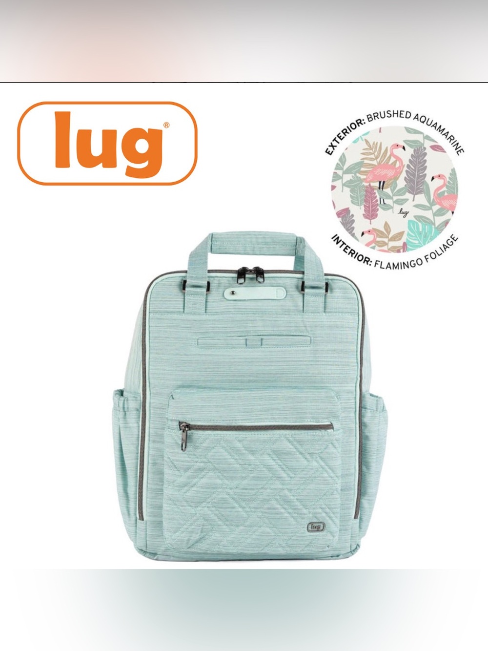 Lug Voyager Backpack NWT Brushed Aquamarine - Picture 1 of 11